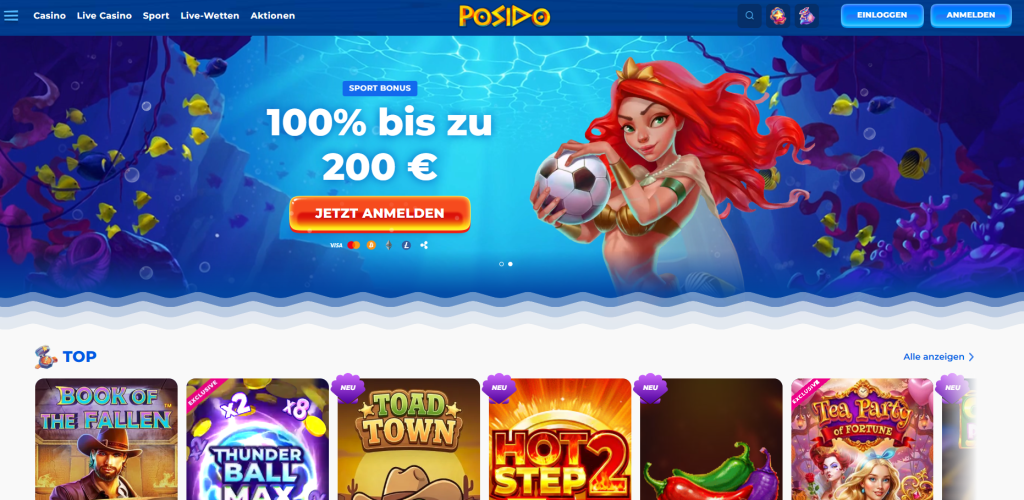 Posido Startseite