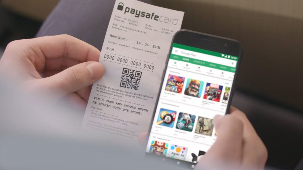 Paysafecard Prepaid-Guthabenkarte für Online Casino Einzahlungen