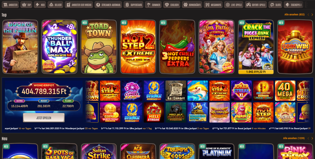 Neon54 Spiele