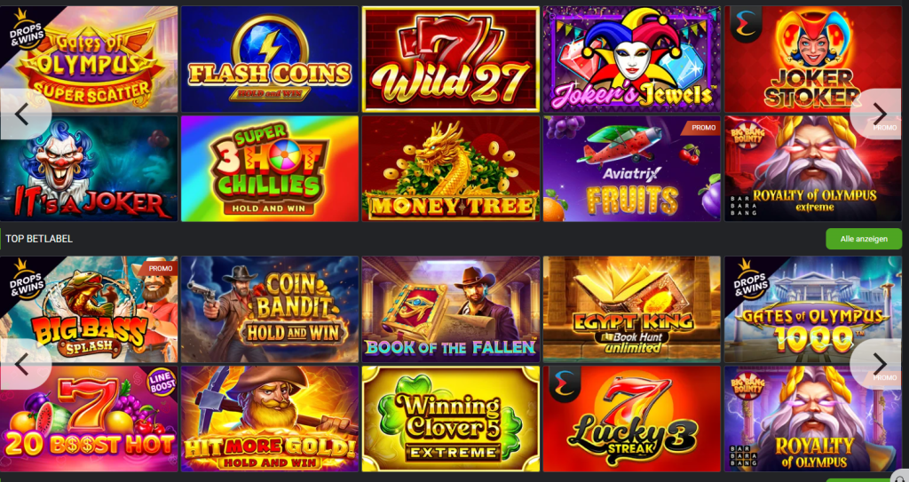 BetLabel Spielautomaten