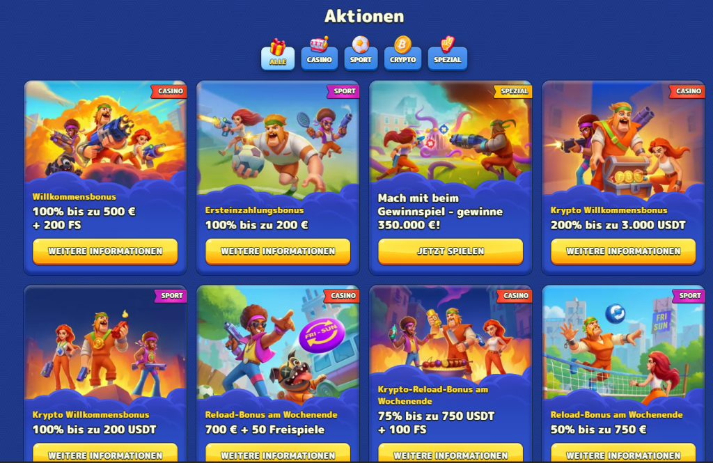 Pistolo Aktionen