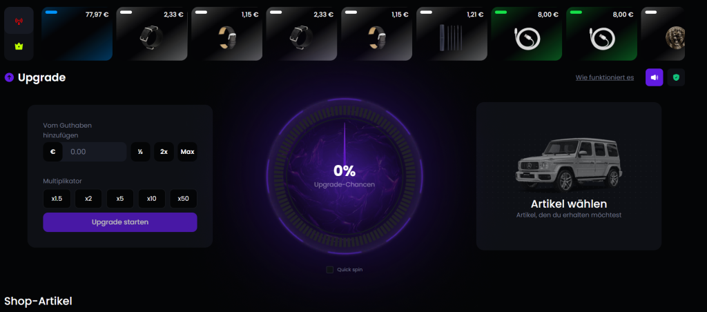 EmpireDrop – Upgrade