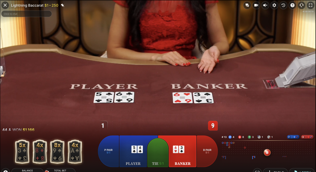Lightning Baccarat Ratgeber