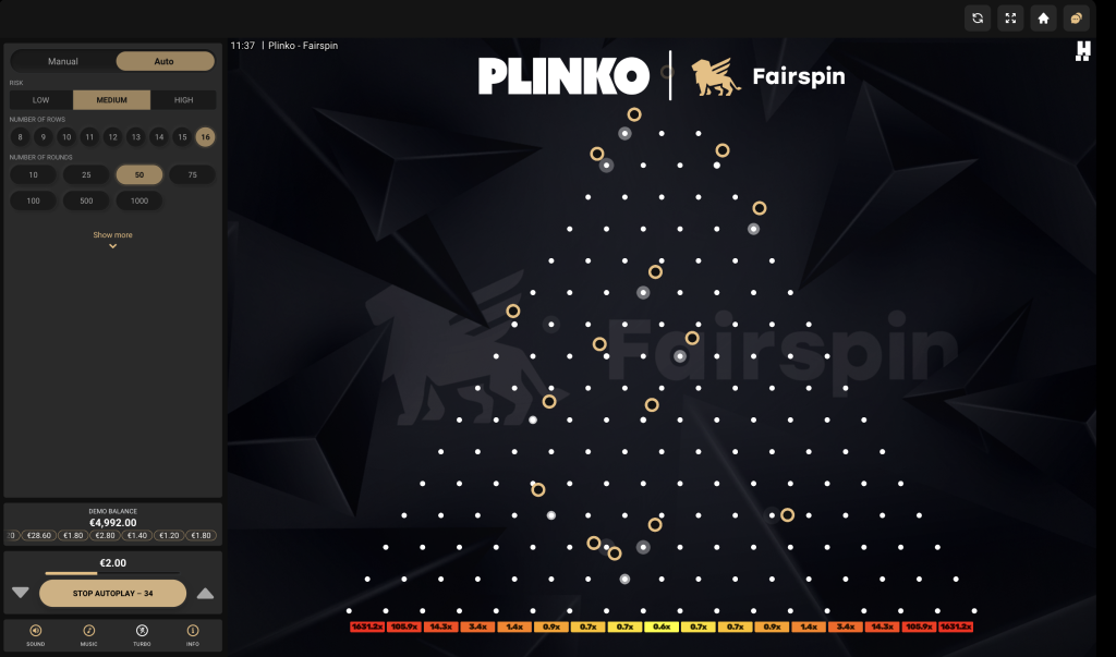 Plinko Spiel