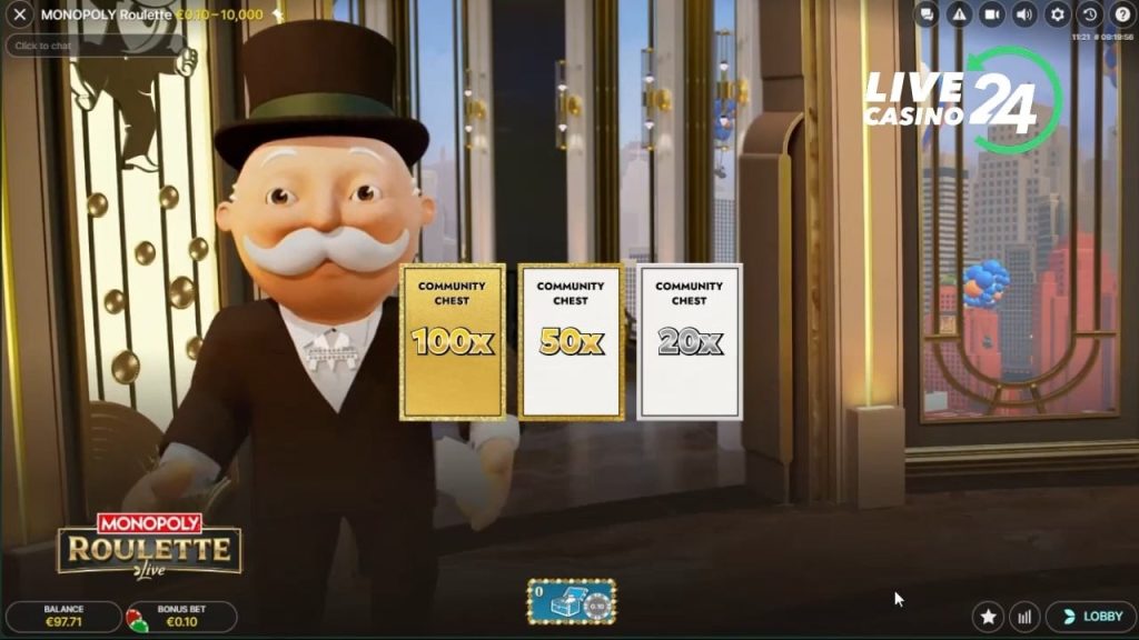 MONOPOLY Roulette Community Chest