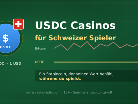 USDC Casinos für Schweizer Spieler: die besten Anbieter 2026